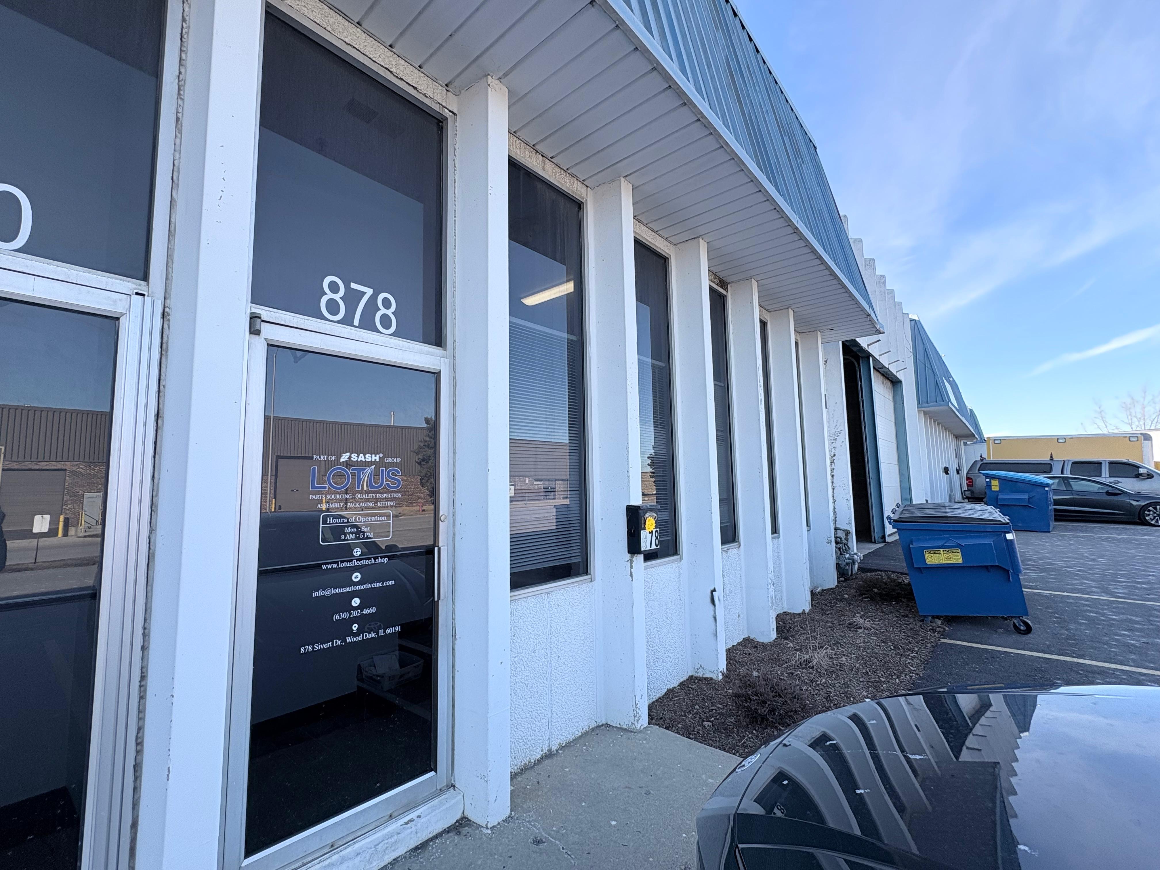 Facility Exterior — 878 Sivert Drive, Wood Dale IL